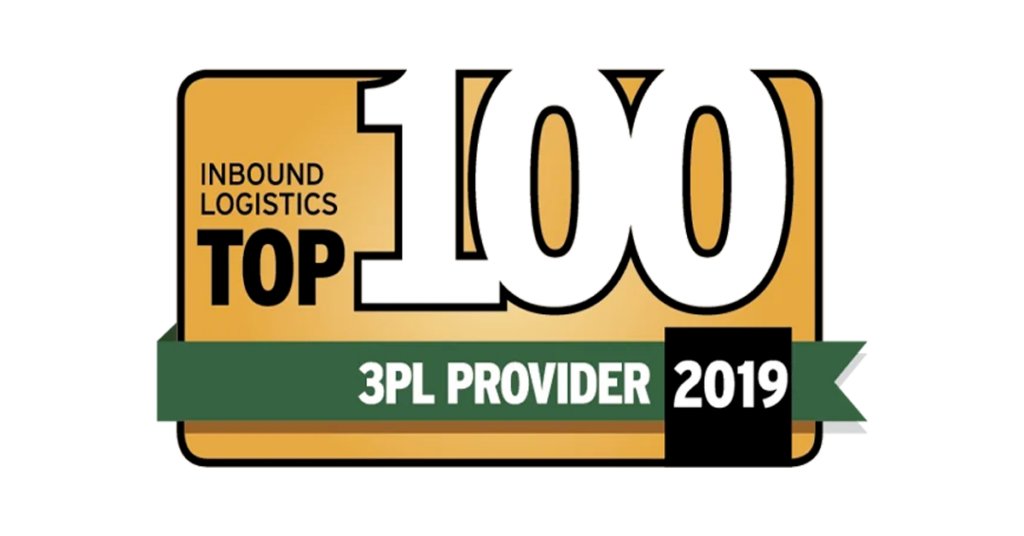 Inbound Logistics Top 100 3PL Provider 2019 logo